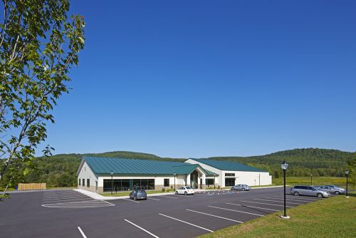 Catskill Recreation Center geothermal heating below parking lot Catskill Recreation Center geothermal heating below parking lot